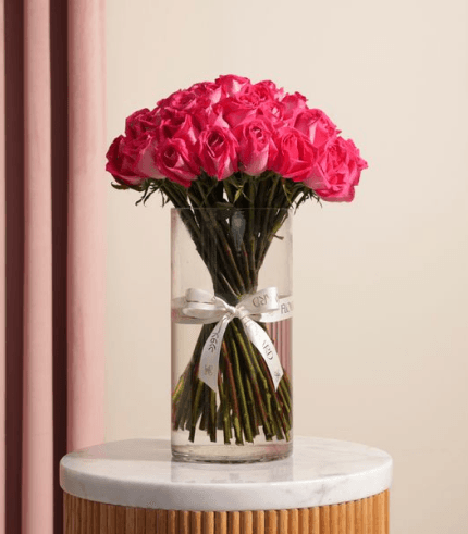 Fuchsia Brilliance Vase
